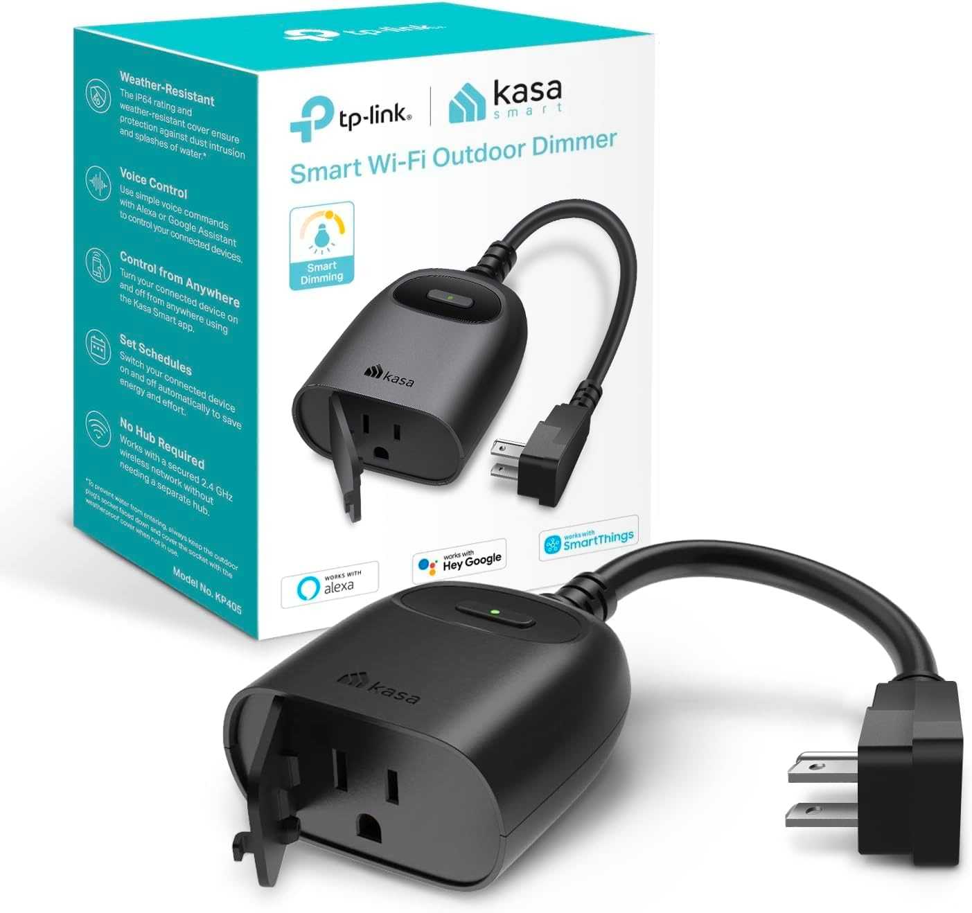 Kasa Smart Outdoor Plug-In Dimmer